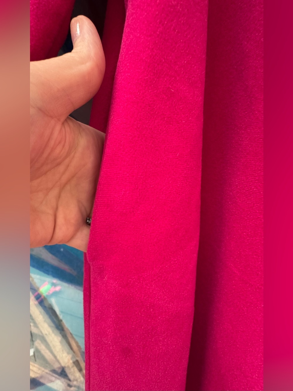 Vintage Vanity Fair Women's Fuchsia, Pink & Cream House Coat Size 18 XXL - Picture 6 of 11